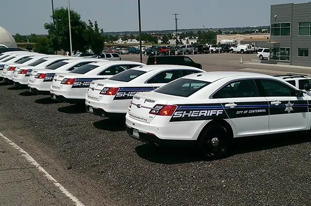 Police Car Graphics Kit, Featuring the “Swoosh” Design